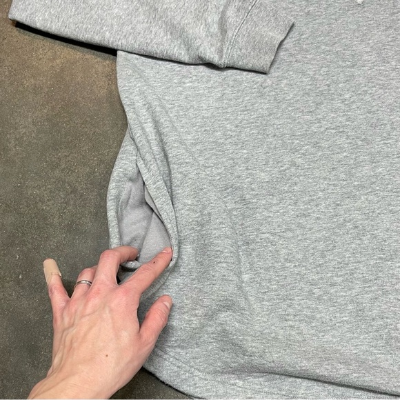 Victoria Secret PINK Logo Hoodie Knit Sweater Y2K - Picture 4 of 9